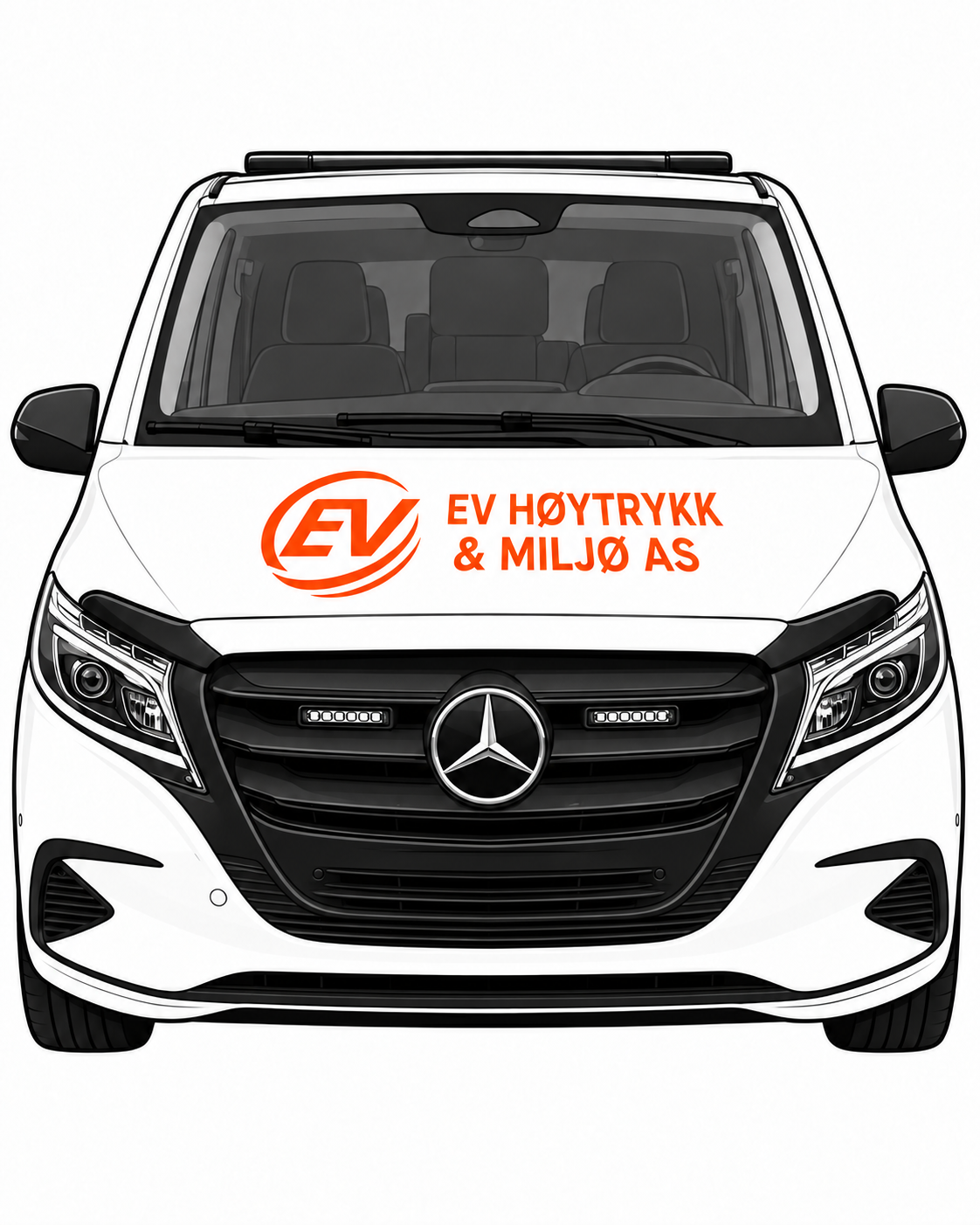 EV Høytrykk og Miljø sin servicebil